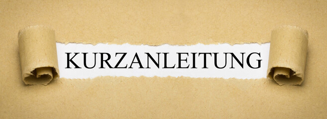 Kurzanleitung