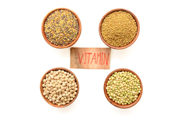 closeup brown color peas,soybean, greek ,forest pulse,write vitamin heath care medical concept isolated on white background.