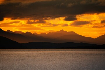 Atardecer en Escocia