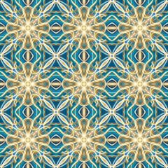 Seamless Ornamental Surface Patttern