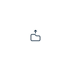 Minimal upload icon