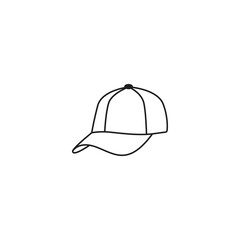 Baseball cap icon vector illustration
