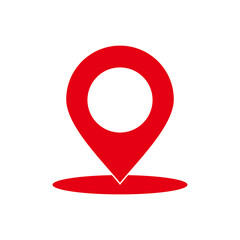 Location vector icon isolated,map pin,pin marker with flat style