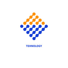 Business icon in shape of rhombus. Geometric  symbol