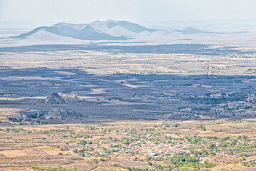 aerial view from the top of the mountain