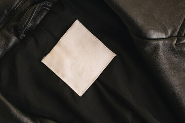 Clothing tag, label blank mockup template