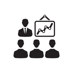 Business Presentation Meeting Icon