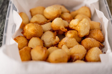 Close-up at delicious homemade breakfast, ready to serve.