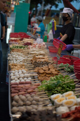 Food for Grilling at Night Market