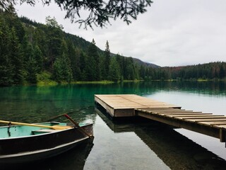 Naklejka premium Canada, British Columbia, Jasper, Valley of the Five Lakes