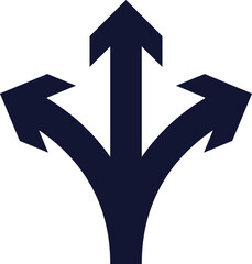 arrow direction icon vector illustration isolated