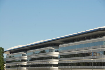 in the city the new building of the State University was built and a curious optical effect is created with the ancient Basilica of Superga.