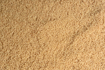 top view of textured of wholemeal cous-cous