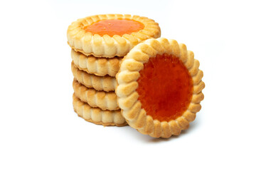 cookies on a white background