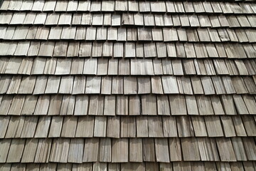 Weather resistant wood shingle siding background