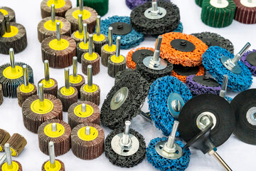 various sanding flap wheel with rope abrasive disc tools for grinding and deburring polishing...