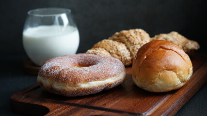 milk and bread
