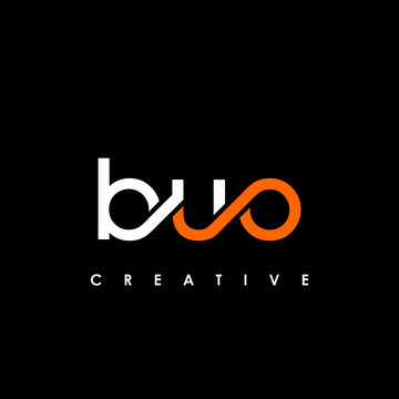 BUO Letter Initial Logo Design Template Vector Illustration