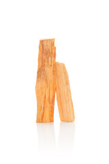 Palo santo wood isolated on white background.