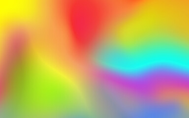 Abstract rainbow soft cloud background in pastel colorful gradation.