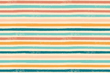 Printed kitchen splashbacks Painting and drawing lines Vector hand painted colorful stripes background
