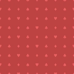 Casino fashion material print. Vector texture.