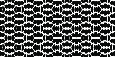 vector pattern with diagonal elements. abstract ornament for wallpapers and backgrounds. Black and white colors.