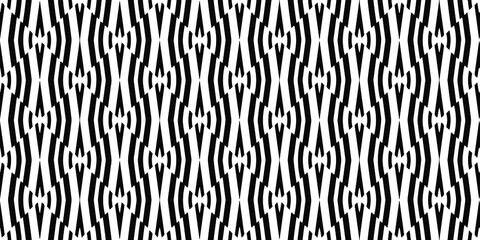 vector pattern with diagonal elements. abstract ornament for wallpapers and backgrounds. Black and white colors.