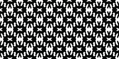 vector pattern with diagonal elements. abstract ornament for wallpapers and backgrounds. Black and white colors.