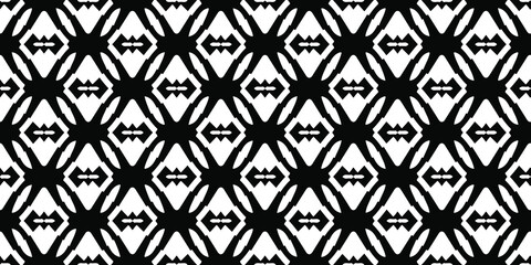 vector pattern with diagonal elements. abstract ornament for wallpapers and backgrounds. Black and white colors.
