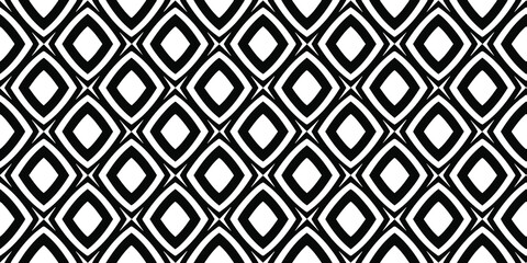 vector pattern with diagonal elements. abstract ornament for wallpapers and backgrounds. Black and white colors.