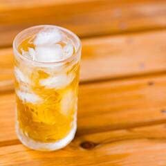 麦茶　氷　縁台　縁側　【 夏 イメージ 】