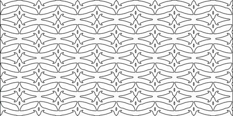 vector pattern with diagonal elements. abstract ornament for wallpapers and backgrounds. Black and white colors.
