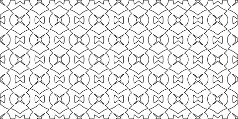 vector pattern with diagonal elements. abstract ornament for wallpapers and backgrounds. Black and white colors.