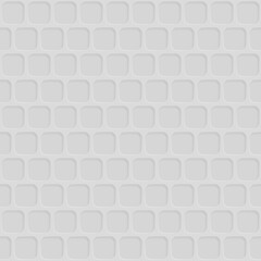 Abstract seamless pattern with squares holes in white colors