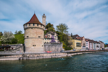 City center of Lucerne, Switzerland