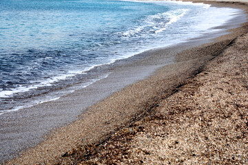 Beautiful view of beach on nice summer day