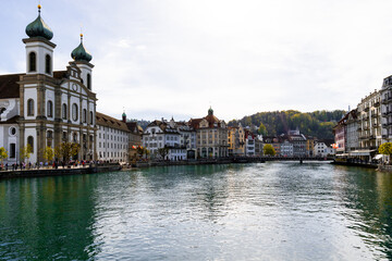 Fototapeta na wymiar City center of Lucerne, Switzerland