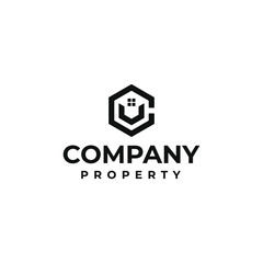 Initial CV VC Real Estate Property Business Company Logo