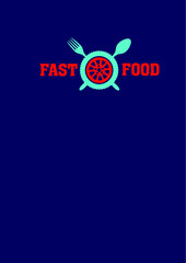 Illustration Fast Food Logo