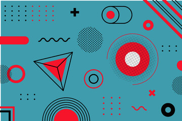 Obraz premium illustration of an background with circles