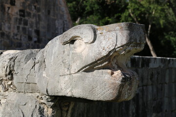 Decoration of one of the buildings in Chichen Itza