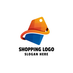 Shopping Colorful Gradient Logo Template