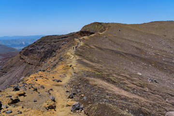 阿蘇山　中岳登山