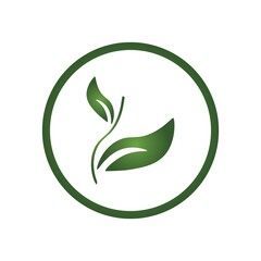  green Tree leaf ecology vector