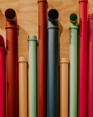 Fototapeta premium coldre pipes and valves