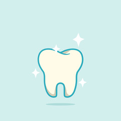 Obraz premium a Healthy Teeth Icon