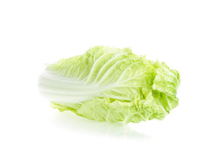 White cabbage isolated on white background