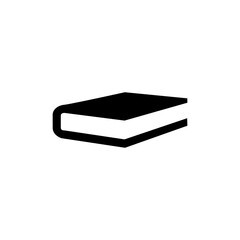 Book icon, logo isolated on white background