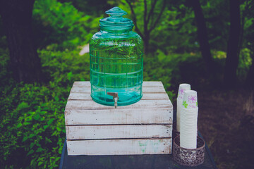 야외 정수기 소품